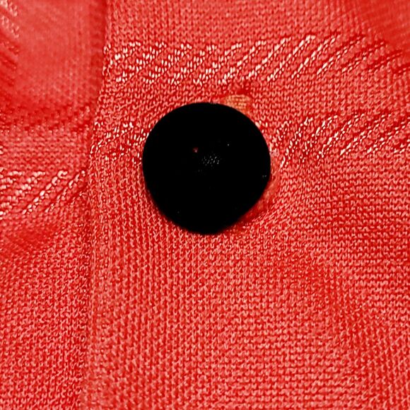 NIKE Golf Dri-Fit DA2969-631 Vapor Texture Plaid Red Orange Polo Shirt NWOT - Picture 9 of 10